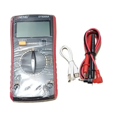 Picture of ANENG DT9205A Non-Rechargable Digital Multimeter 2000 Counts Black