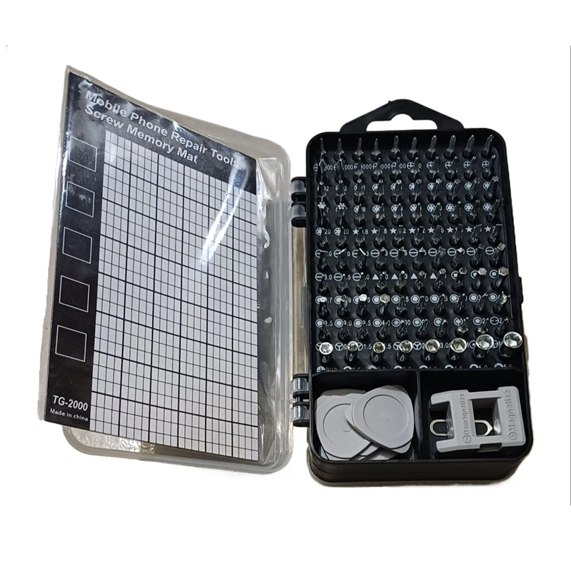 Picture of 115 item Screwdriver set Black