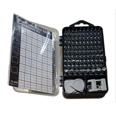 Picture of 115 item Screwdriver set Black