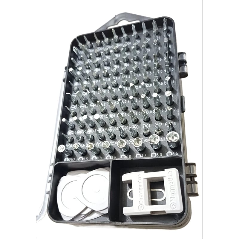 Picture of 115 item Screwdriver set Black