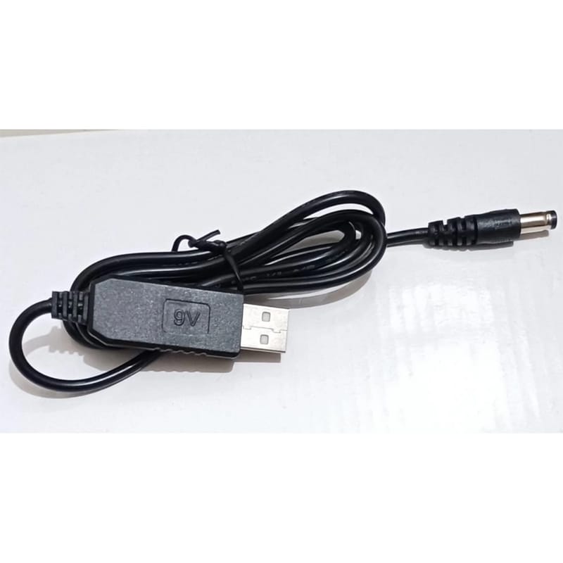 Picture of 5V to 9V Booster Cable For Mini UPS Black