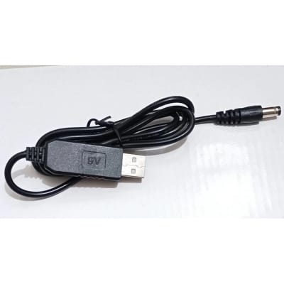 Picture of 5V to 9V Booster Cable For Mini UPS Black