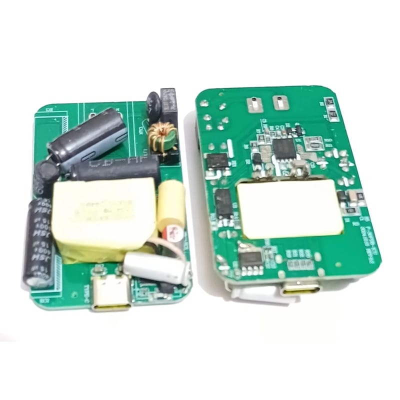 Picture of 33W PD fast charging SMPS Adapter 220V to 5v 9v 12v Green