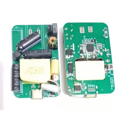 Picture of 33W PD fast charging SMPS Adapter 220V to 5v 9v 12v Green