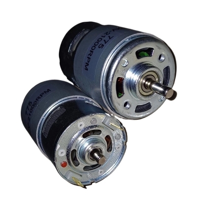 Picture of 775 DC Motor 12V-18V-24V 360W 21000 RPM 5mm Shaft Double Ball Bearing High Torque Large Power with Bracket DIY for Mini Angle Grinder-Table Saw Drill-Electrical Tools-Mini Generator Project-Granding Machine-Drill Machine-Water Pump & Sprayer Et Silver