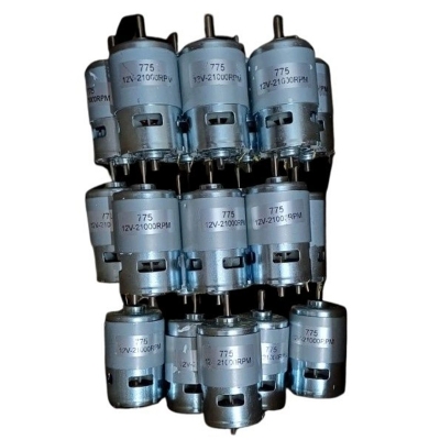 Picture of 775 DC Motor 12V-18V-24V 360W 21000 RPM 5mm Shaft Double Ball Bearing High Torque Large Power with Bracket DIY for Mini Angle Grinder-Table Saw Drill-Electrical Tools-Mini Generator Project-Granding Machine-Drill Machine-Water Pump & Sprayer Et Silver