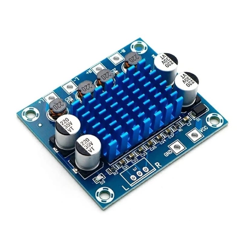 Picture of XH A232 TPA3110 Amplifiers Circuit Board 30W 30W Speakers Dual Channel Power DC8-26V 3A Blue
