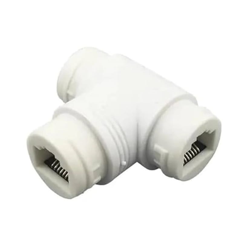 Picture of 2 in 1 Ethernet Connector Ethernet Cable Splitter White