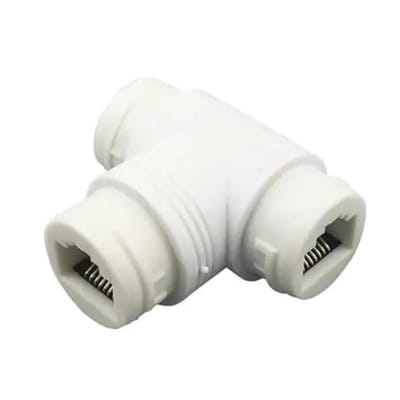 Picture of 2 in 1 Ethernet Connector Ethernet Cable Splitter White
