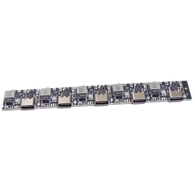 Picture of J5019 Li-ion 3.7/4.2 Volt Battery Charger Board + DC-DC Step Up Type C With Battery Protection Black