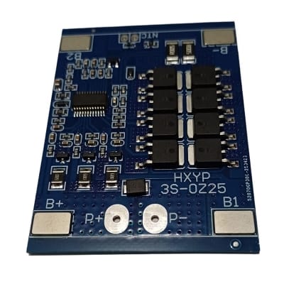 Picture of TZT 3S 12V 25A BMS 18650 Lithium BattAery Protection Board 11.1V 12.6V Anti-Overcharge With Balance And Temperature Control Navy Blue