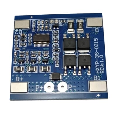 Picture of TZT 3S 12V 15A BMS 18650 Lithium BattAery Protection Board 11.1V 12.6V Anti-Overcharge With Balance And Temperature Control Navy Blue