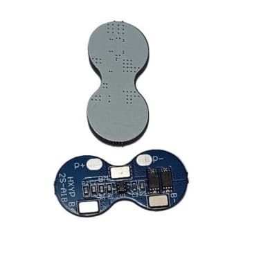 Picture of 2S Li-ion 18650 Lithium Battery Charger Protection Board 7.4V Overcurrent Overcharge / Overdischarge Protection 4A 2 Series BMS Blue