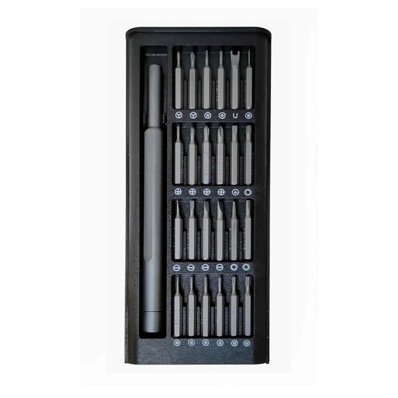 Picture of 24 in 1 Screwdriver set Magnetic Screwdriver Kit with Detachable Handle Tools Black