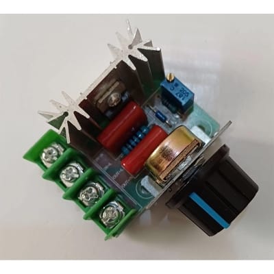Picture of 110V 220V SCR Voltage Power Regulator Speed Controller 220 V LED Dimmer Motor 12V Power Supply Module 2000W 4000W 5000W 10000W Green