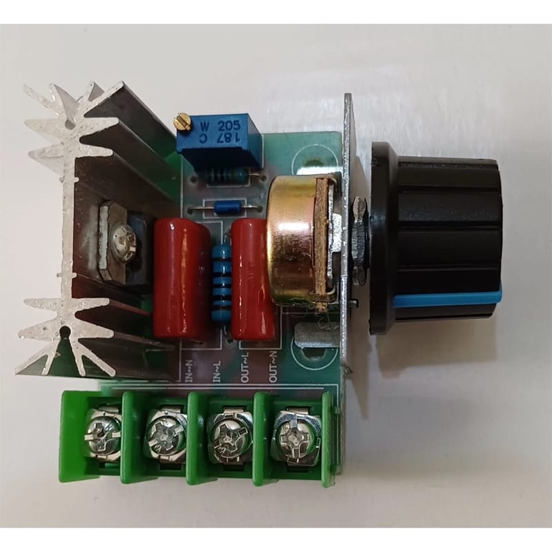 Picture of 110V 220V SCR Voltage Power Regulator Speed Controller 220 V LED Dimmer Motor 12V Power Supply Module 2000W 4000W 5000W 10000W Green