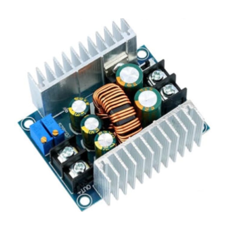 Picture of 300W XL4016 MAX 20A DC-DC Step Down Buck Converter 5-40V to 1.2-35V Adjustable Power Supply Module Green