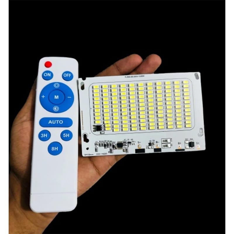 Picture of 60W 3.7V Solar Led Light With Remote Control Remote Led Light ( Original ) White