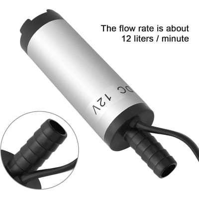 Picture of 12v DC Mini Submersible Pump 12L/M 38mm dia For Pumps Diesel Oil Water - Submersible Pump for Transfer Water Oil Fuel-Bottle Pump 