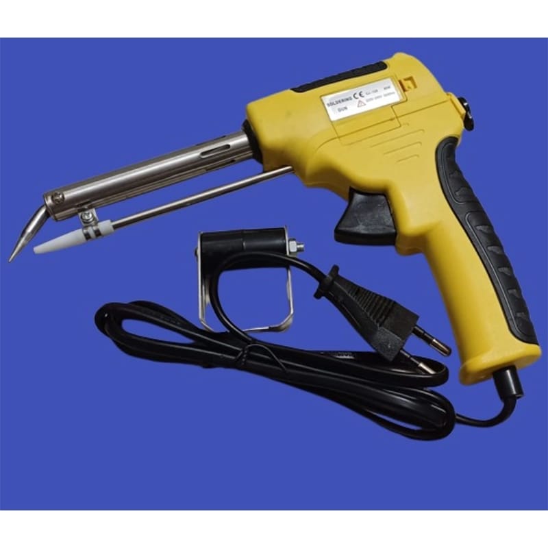 Picture of 60W Automatic Feed Soldering Iron Gun – External Thermal Manual Welding Tool Yellow