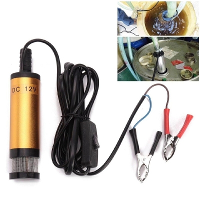 Picture of DC 12v 30L/M Mini Submersible Pump 51mm dia For Pumps Diesel Oil Water-Submersible Pump for Transfer Water Oil Fuel-Bottle Pump 