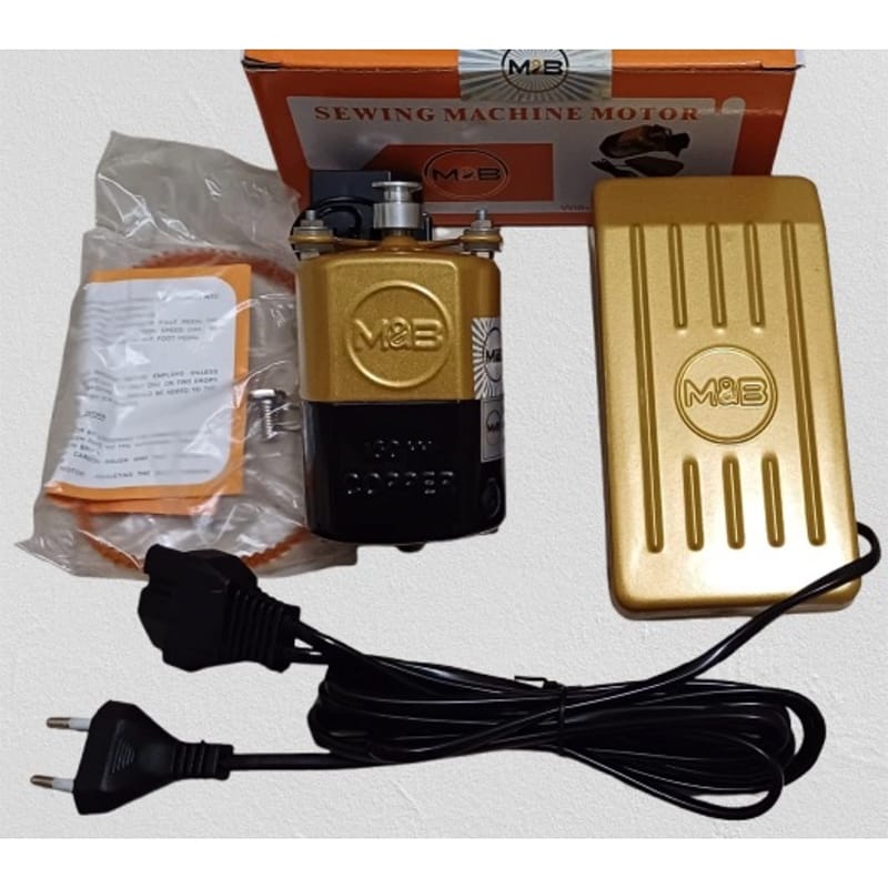 Picture of Sewing Machine Motor 220V 150W 9000RPM With Foot Pedal Controller-100% Copper Guaranteed-New Model : S 15C 