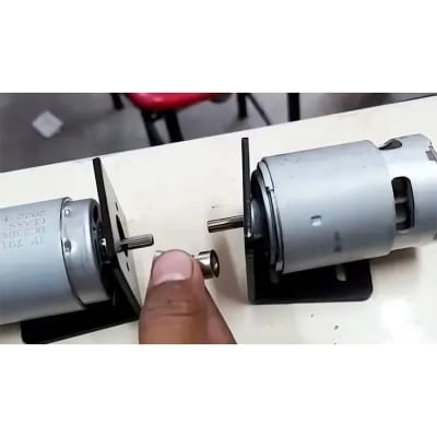 Picture of 775 DC Motor 12V-18V-24V 360W 21000 RPM 5mm Shaft Double Ball Bearing High Torque Large Power with Bracket DIY for Mini Angle Grinder-Table Saw Drill-Electrical Tools-Mini Generator Project-Granding Machine-Drill Machine-Water Pump & Sprayer Et Silver