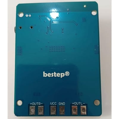 Picture of Digital Power Amplifier Board Dual Channel Output 4~8ohm ABS 2 Channel Audios Amplifier Module AUX Decoder Board 45W-TPA3118 Black Blue