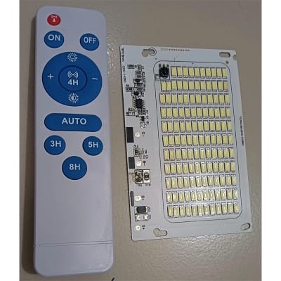 Picture of 60W 3.7V Solar Led Light With Remote Control Remote Led Light ( Original ) Silver