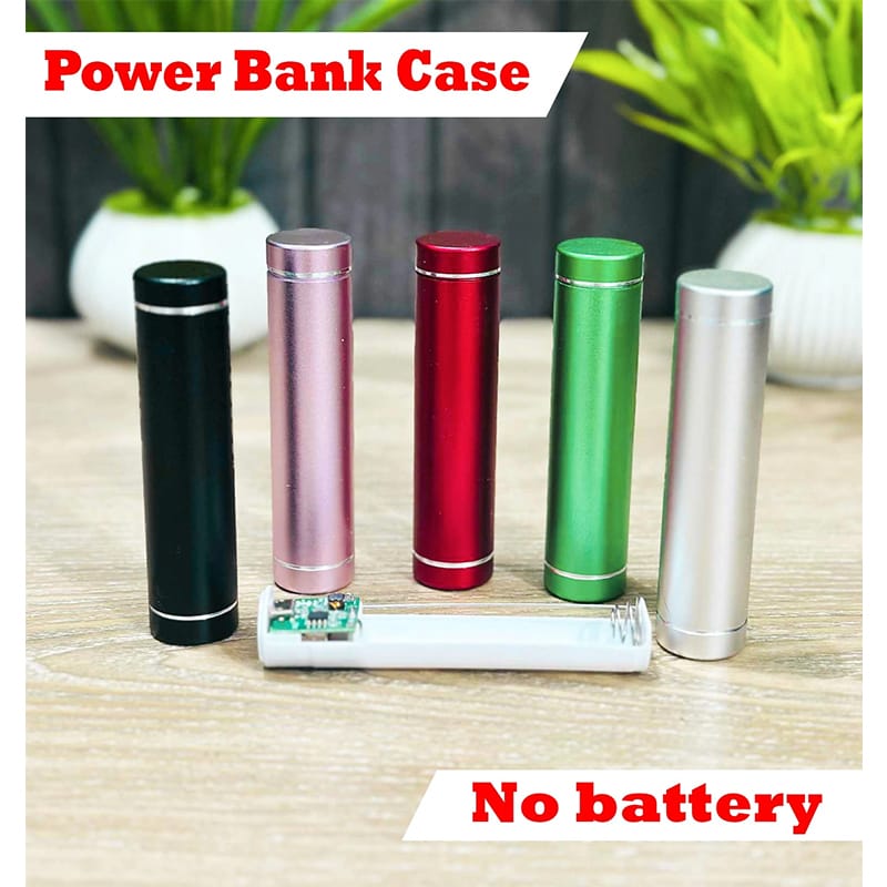 Picture of ART 5 Volt USB Aluminum Body Power Bank Case for 18650 Battery (Without Bettery) Multicolor