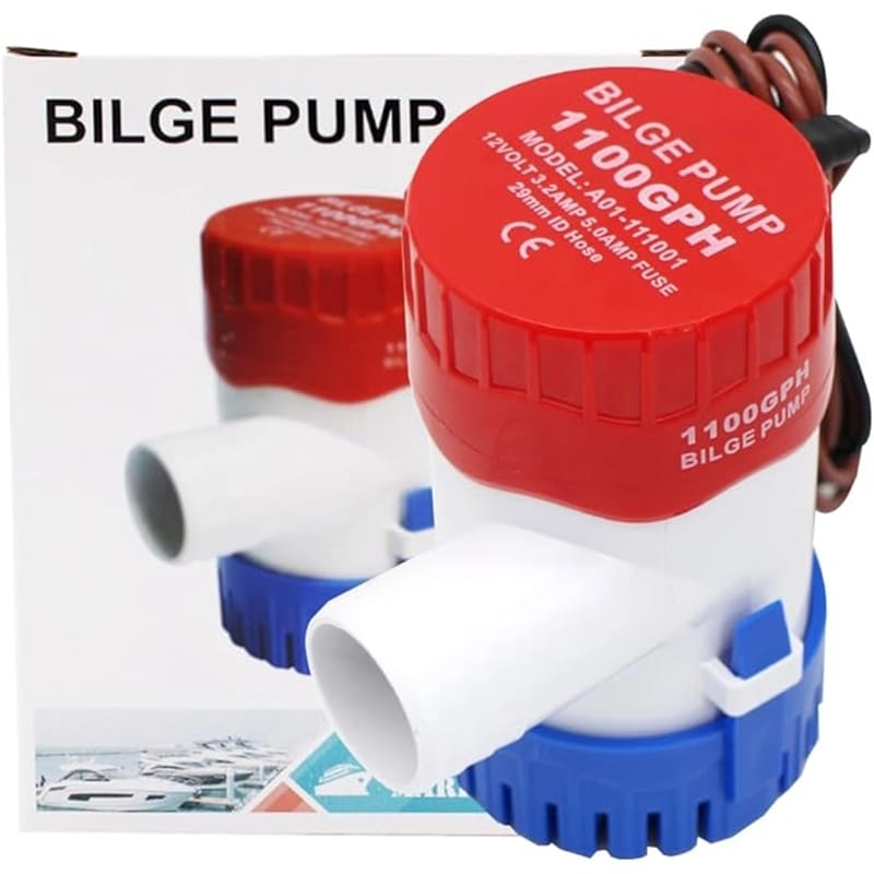 Picture of Bilge Pump1100G PH DC 12V Electric Water Pump For Submersible Boat, Irrigation, Gardening, Swimming Pool, Ponds. 