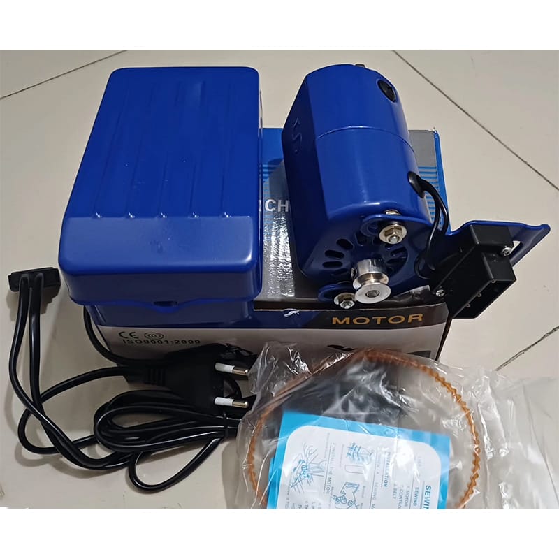Picture of 220V 150W Sewing Machine Motor 6500RPM Sewing Motor with Foot Pedal Controller Speed Pedal for Home Sewing Machine Accessories2 Black