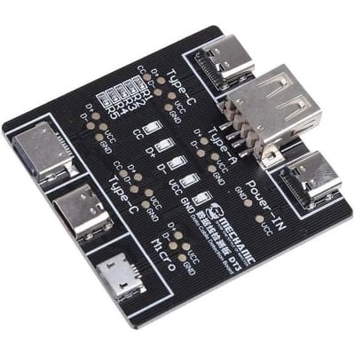 Picture of DT3 Data Cable Detection Board USB Cable Tester for IOS Android Type-C Short Circuit On-Off Switching Test Board Tool 