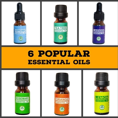 Picture of Rongon Herbals Most Popular Essential Oils Combo-1 for Skin & Hair Care