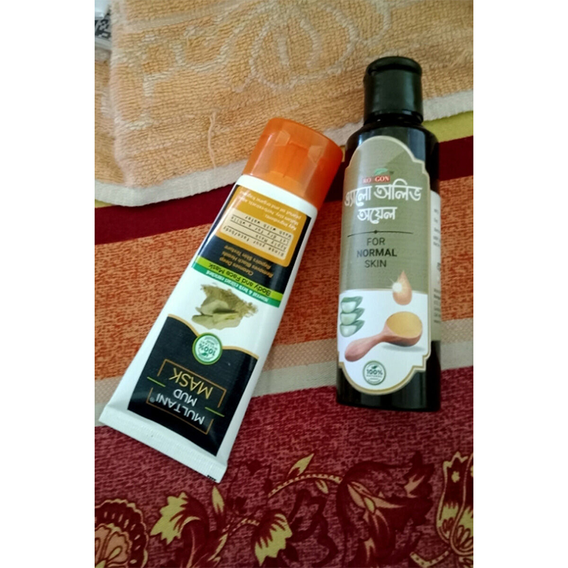 Picture of Rongon Herbals - Daily Skin Care Pack-2 Multani Body & Face