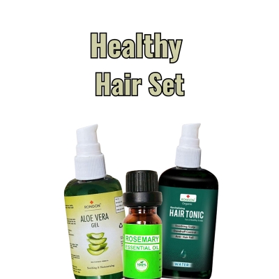 Picture of Healthy  Hair Set ( Revitalizing Hair Tonic 100ml, Rosemary 10ml, Aloe-vera Gel 100ml)