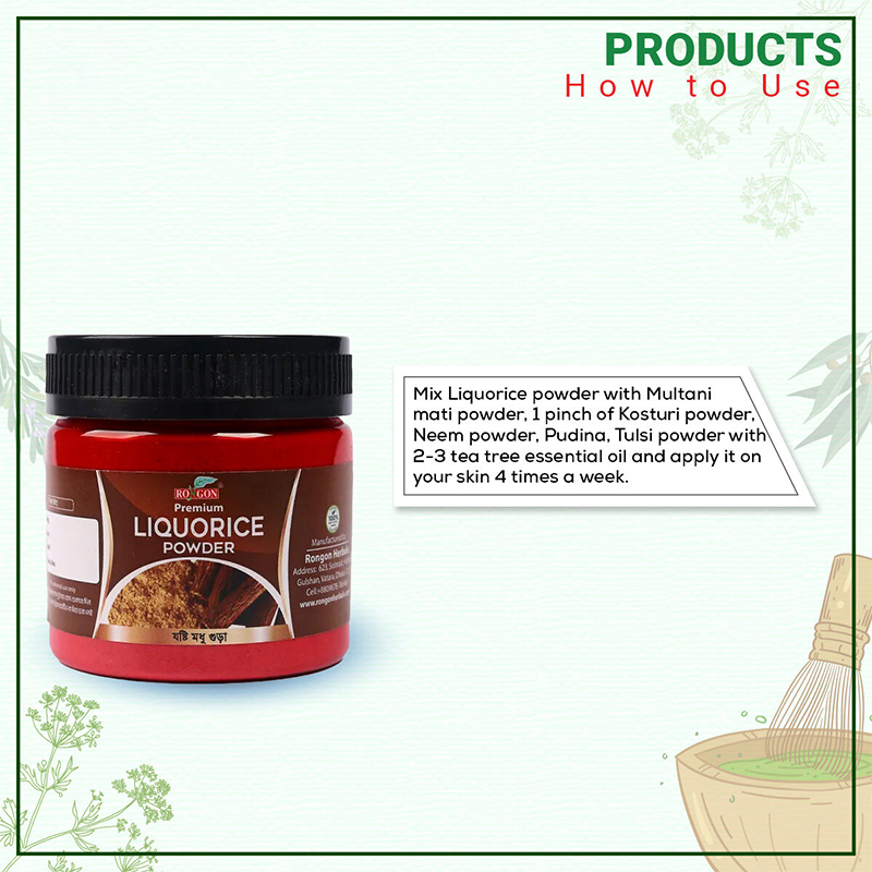 Picture of Rongon Herbals Liquorice Powder 75 G