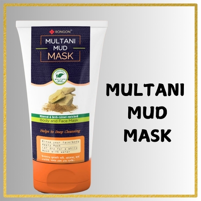 Picture of Rongon Herbals Multani Mud Body & Face Mask 80 gm