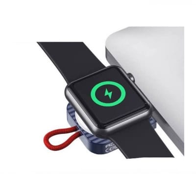 Picture of Rock Apple watch Series 7 6 se 5 4 32 Magnetic Wireless Charger/iWatch USB Charger Dock/2.5W Fast Charging - Blue