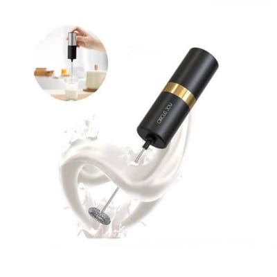 Picture of Xiaomi CIRCLE JOY Silver Knight Milk Frother Handheld Coffee, Drink Mixer - Black