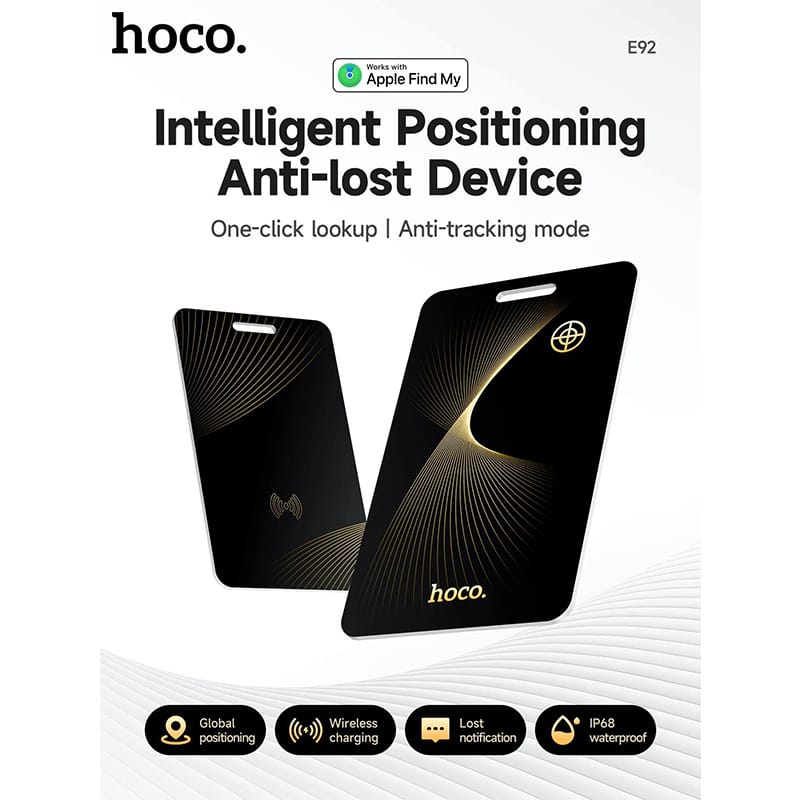 Picture of HOCO E92 Smart Tag Find My Anti-Lost Device - Black