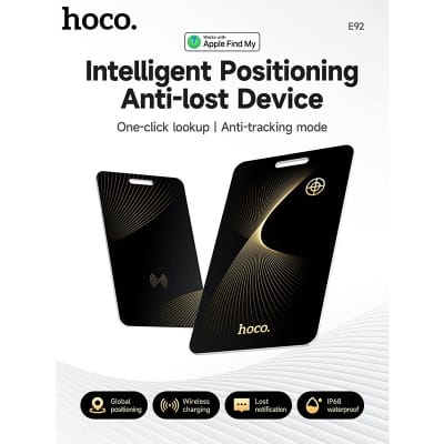 Picture of HOCO E92 Smart Tag Find My Anti-Lost Device - Black