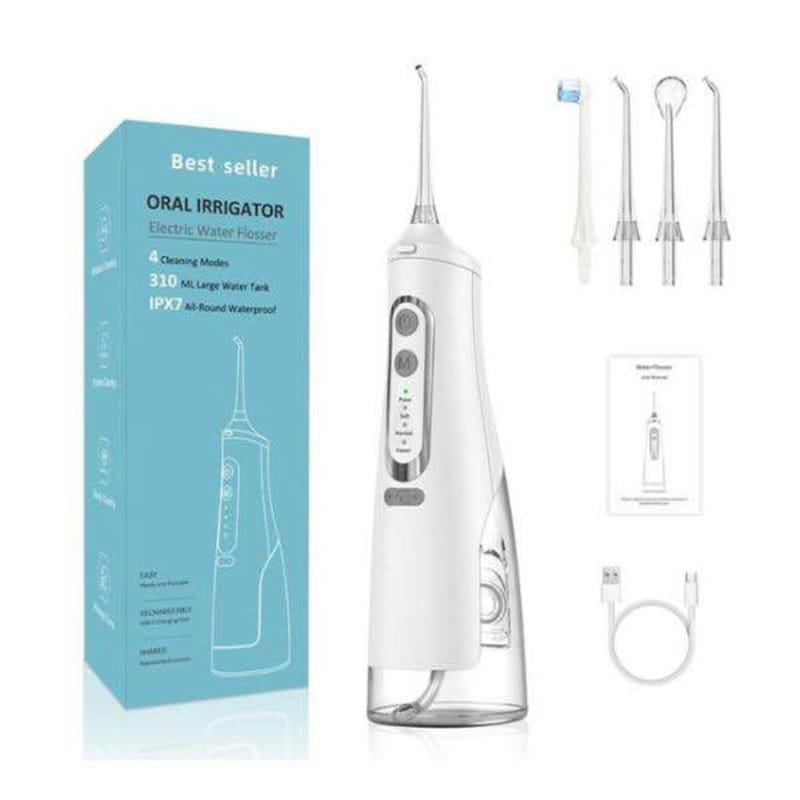Picture of Xiaomi Oral Irrigator Rechargeable Water Flosser Portable Dental Water Jet Cleaner - White