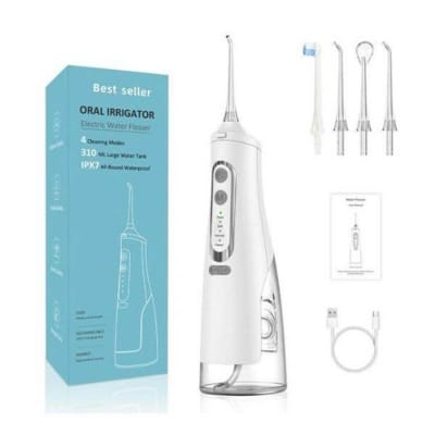 Picture of Xiaomi Oral Irrigator Rechargeable Water Flosser Portable Dental Water Jet Cleaner - White