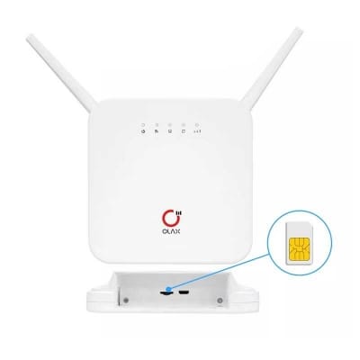Picture of OLAX AX6 Pro 4G LTE WiFi Router - White