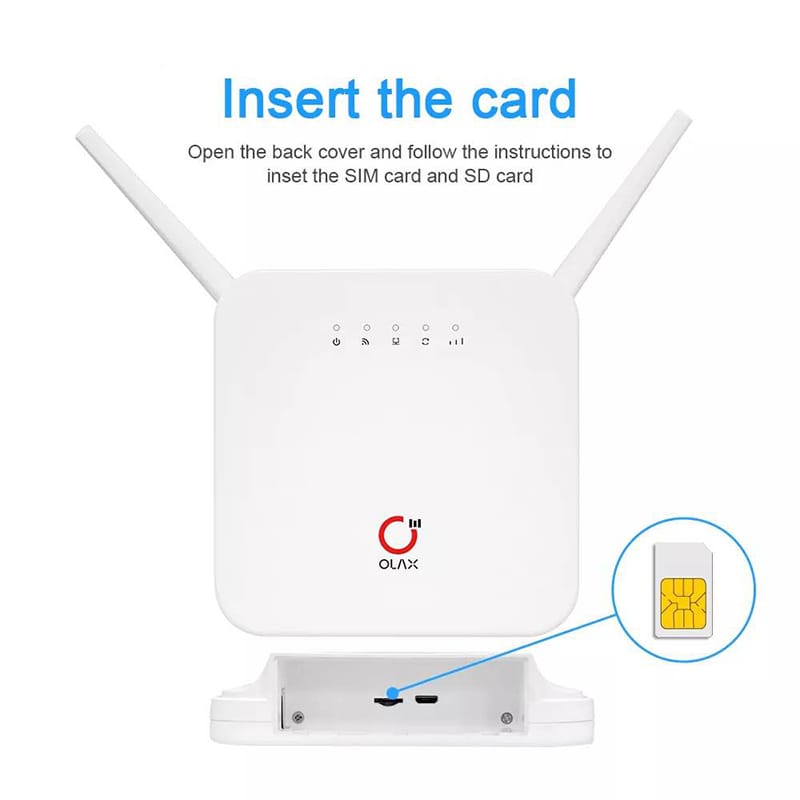 Picture of OLAX AX6 Pro 4G LTE WiFi Router - White