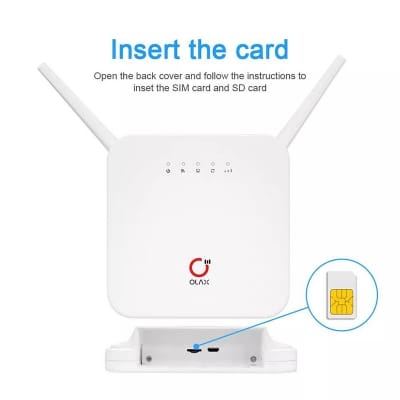 Picture of OLAX AX6 Pro 4G LTE WiFi Router - White