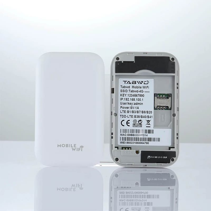 Picture of TABWD 4G Router MF920 Mobile Wi-Fi Router - White