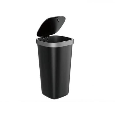 Picture of WiWU Ergonomic Spring Cover Design Trash Can - Black
