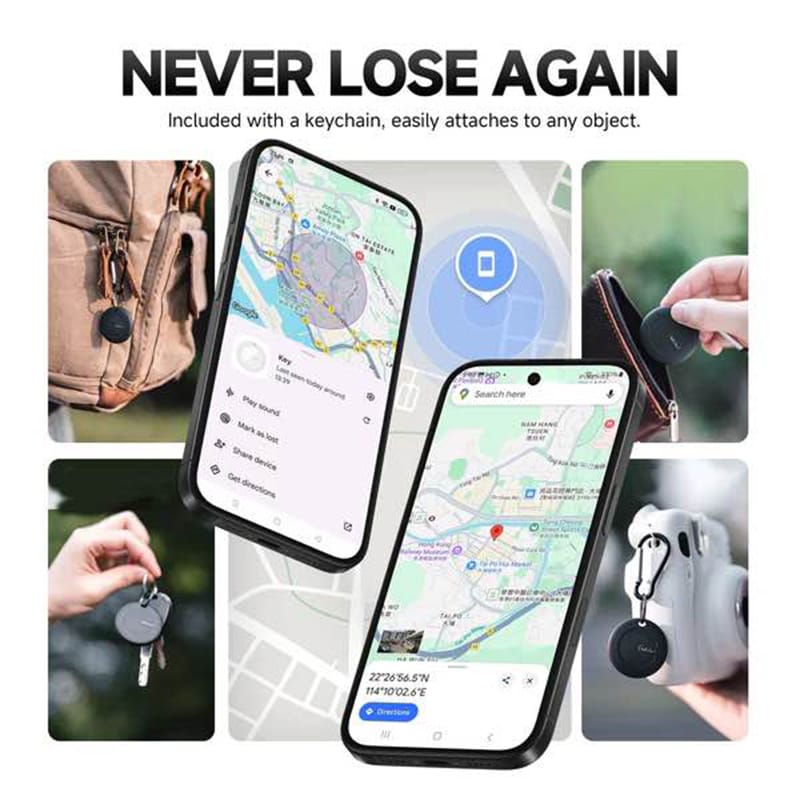 Picture of MiLi MiTag Android Location Tracker Device – Compatible with Google’s Find My Device - Black